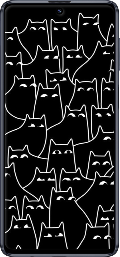 TPU чехол С изображением кошек для Samsung Galaxy M51 M515F - 6470b-1944 изображение 