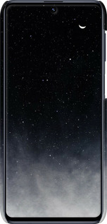 3D пластиковий матовий чехол Голубые облака, Голубая луна для Samsung Galaxy M51 M515F - 6396m-1944 изображение 