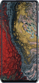 3D пластиковый матовый чехол С изображением абстрактной живописи для Samsung Galaxy M51 M515F - 6530m-1944 изображение 