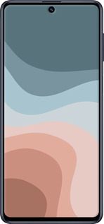 2D пластиковый чехол С синими и розовыми волнами в стиле ретро для Samsung Galaxy M51 M515F - 6532t-1944 изображение 