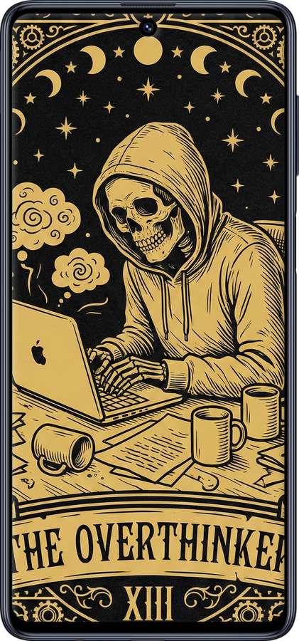 Силиконовый чехол The Overthinker для Samsung Galaxy M51 M515F - 6774u-1944 изображение 