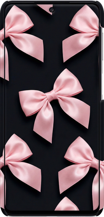 3D пластиковий матовий чехол Coquette Ribbons Dark Coquette для Samsung Galaxy M52 M526B - 6767m-2490 изображение 