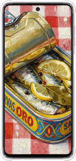 Силіконовий протиударний с посиленими кутами чехол Vintage Sardine Tin Phone для Samsung Galaxy M52 M526B - 6772sp-2490 изображение 