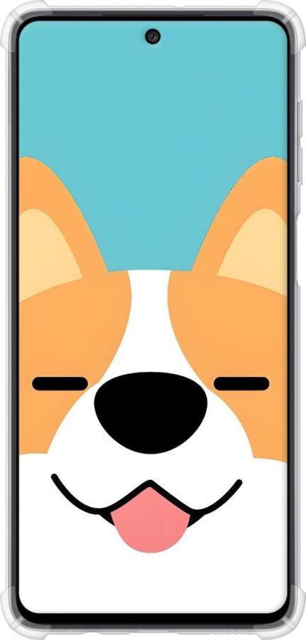 Силикон с усиленными углами чехол Корги для Samsung Galaxy M52 M526B - 6280sp-2490 изображение 