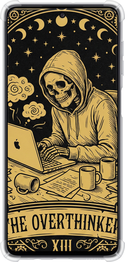 Силіконовий протиударний с посиленими кутами чехол The Overthinker для Samsung Galaxy M52 M526B - 6774sp-2490 изображение 