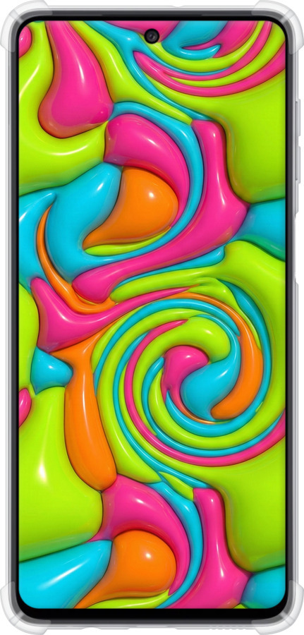 Силикон с усиленными углами чехол Y2K Jelly Dream для Samsung Galaxy M52 M526B - 6780sp-2490 изображение 