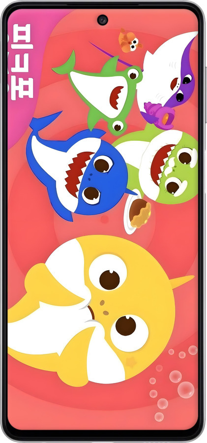 Силіконовий чехол Бейби Шаркс для Samsung Galaxy M52 M526B - 6305u-2490 изображение 