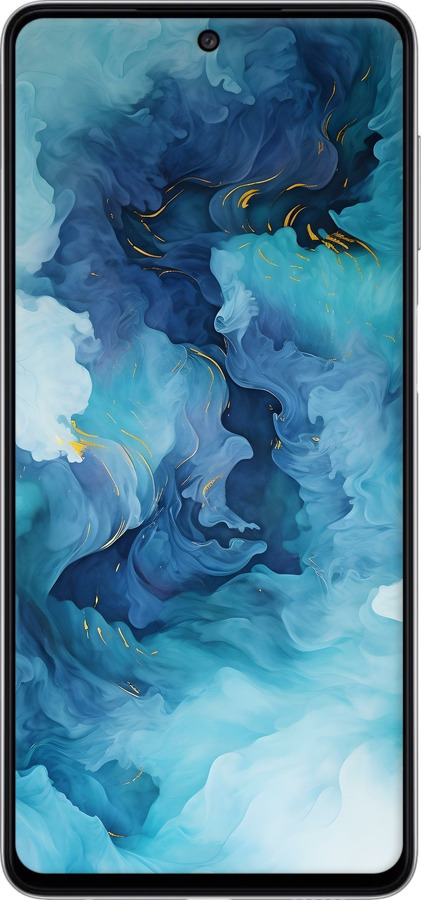 Силиконовый чехол Акварель для Samsung Galaxy M52 M526B - 6320u-2490 изображение 
