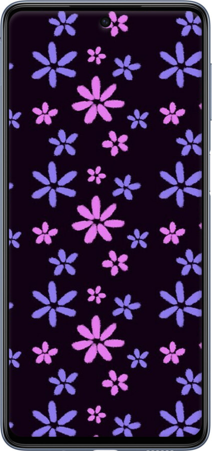 TPU чехол з квітами для Samsung Galaxy M53 M536B - 6258b-2608 изображение 