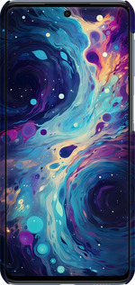 3D пластиковый матовый чехол Арт акварель для Samsung Galaxy M53 M536B - 6329m-2608 изображение 