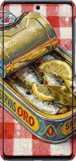 3D пластиковый матовый чехол Vintage Sardine Tin Phone для Samsung Galaxy M53 M536B - 6772m-2608 изображение 