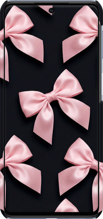 3D пластиковий матовий чехол Coquette Ribbons Dark Coquette для Samsung Galaxy M53 M536B - 6767m-2608 изображение 