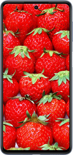 Силиконовый чехол Клубника для Samsung Galaxy M53 M536B - 6020u-2608 изображение 