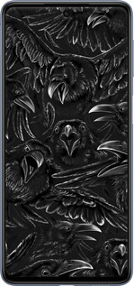 Силіконовий чехол Вороня лють для Samsung Galaxy M53 M536B - 6474u-2608 изображение 