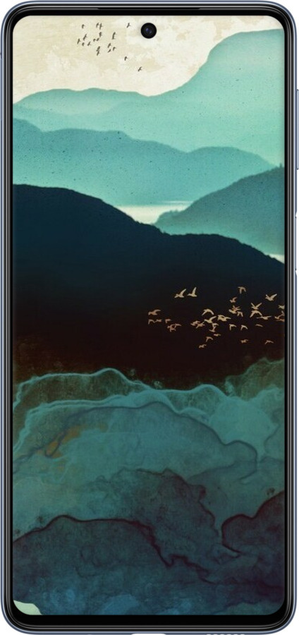 Силиконовый чехол С изображением гор Индиго для Samsung Galaxy M53 M536B - 6484u-2608 изображение 