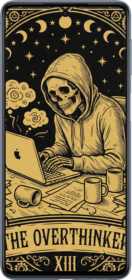 Силиконовый чехол The Overthinker для Samsung Galaxy M53 M536B - 6774u-2608 изображение 