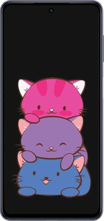 Силіконовий чехол Милі котятка для Samsung Galaxy M54 - 6518u-3039 изображение 