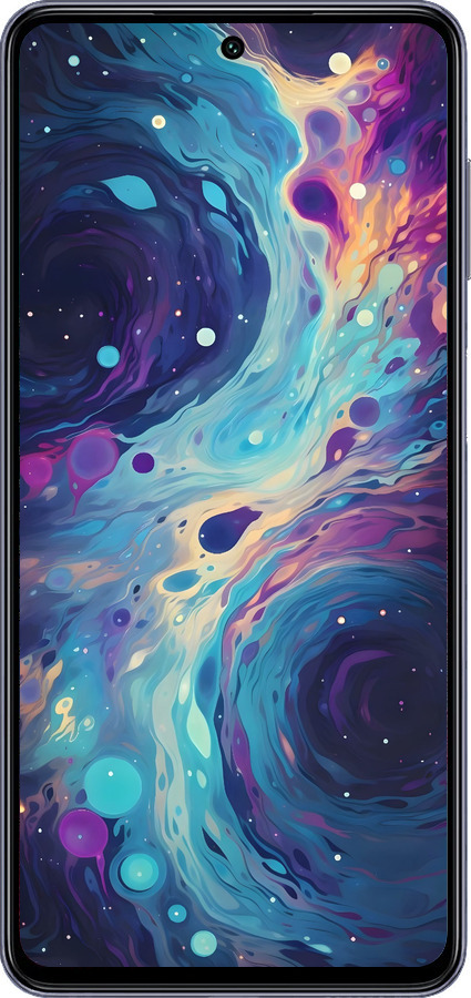 Силиконовый чехол Арт акварель для Samsung Galaxy M54 - 6329u-3039 изображение 