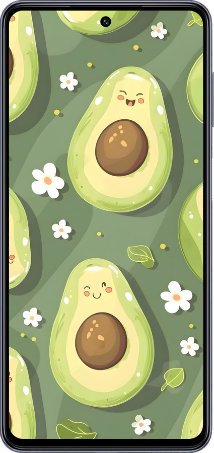 Силіконовий чехол Авокадо для Samsung Galaxy M54 - 6380u-3039 изображение 