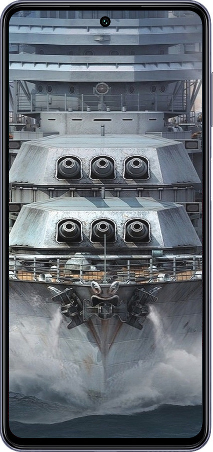Силіконовий чехол Лінкор, world of tanks, wargaming, військовий корабель для Samsung Galaxy M54 - 6453u-3039 изображение 