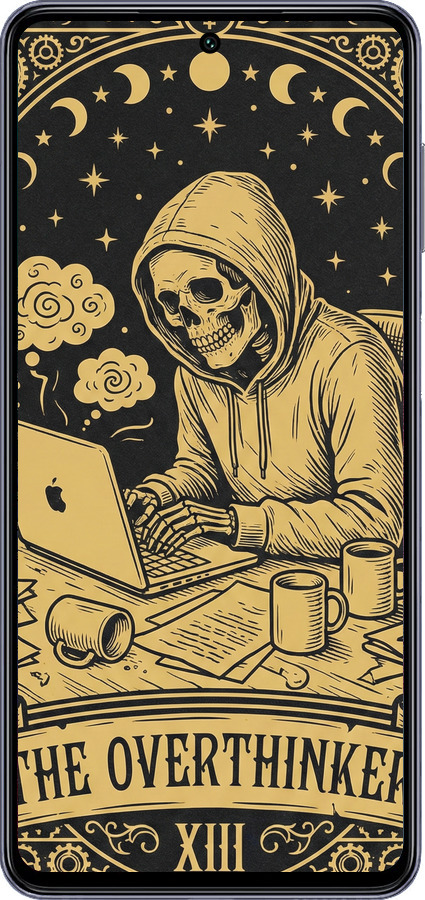 Силіконовий чехол The Overthinker для Samsung Galaxy M54 - 6774u-3039 изображение 