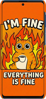 3D пластиковий матовий чехол Funny Cat для Samsung Galaxy M62 - 6786m-2263 изображение 