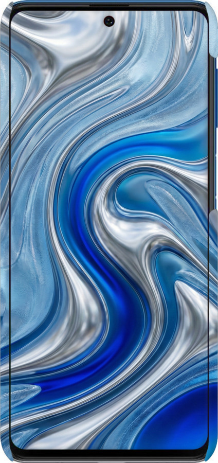 3D пластиковый матовый чехол Liquid Chrome для Samsung Galaxy M62 - 6781m-2263 изображение 