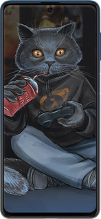 Силіконовий чехол gamer cat для Samsung Galaxy M62 - 4140u-2263 изображение 