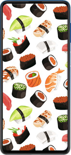 Силіконовий чехол Суші для Samsung Galaxy M62 - 4404u-2263 изображение 