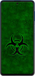 Силиконовый чехол biohazard 30 для Samsung Galaxy M62 - 4848u-2263 изображение 