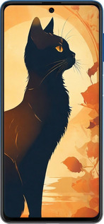 Силиконовый чехол Черная кошка v2 для Samsung Galaxy M62 - 5830u-2263 изображение 