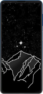 Силіконовий чехол Мінімалістичний гірський краєвид для Samsung Galaxy M62 - 6438u-2263 изображение 