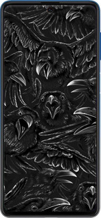 Силіконовий чехол Вороня лють для Samsung Galaxy M62 - 6474u-2263 изображение 