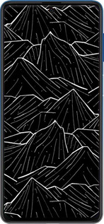 Силіконовий чехол Із зображенням Темних гір для Samsung Galaxy M62 - 6489u-2263 изображение 