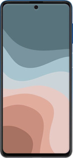 Силіконовий чехол З синіми та рожевими хвилями в стилі ретро для Samsung Galaxy M62 - 6532u-2263 изображение 
