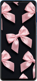 Силиконовый чехол Coquette Ribbons Dark Coquette для Samsung Galaxy M62 - 6767u-2263 изображение 