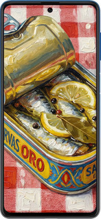 Силиконовый чехол Vintage Sardine Tin Phone для Samsung Galaxy M62 - 6772u-2263 изображение 