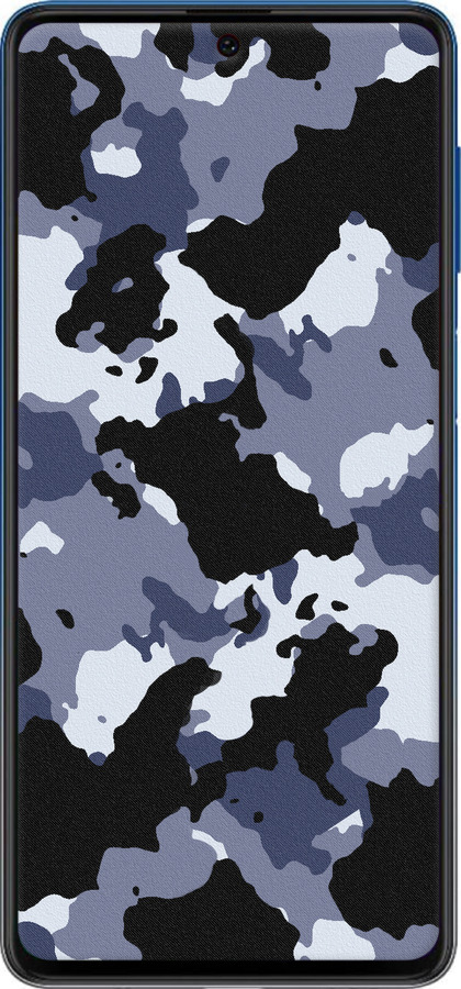Силиконовый чехол Камуфляж v4 для Samsung Galaxy M62 - 1182u-2263 изображение 