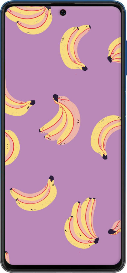 Силіконовий чехол Банани для Samsung Galaxy M62 - 4312u-2263 изображение 