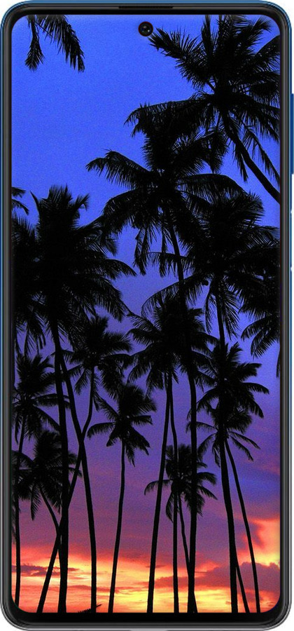 Силіконовий чехол Пальми для Samsung Galaxy M62 - 4324u-2263 изображение 