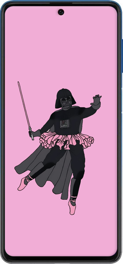 Силиконовый чехол Pink Wader для Samsung Galaxy M62 - 4456u-2263 изображение 
