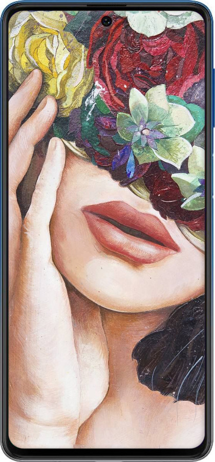 Силиконовый чехол Head Flower для Samsung Galaxy M62 - 4460u-2263 изображение 