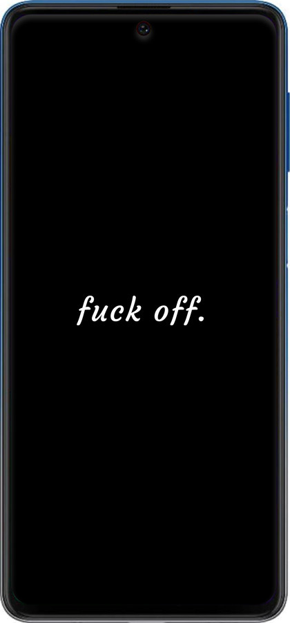 Силіконовий чехол Fuck off для Samsung Galaxy M62 - 4731u-2263 изображение 
