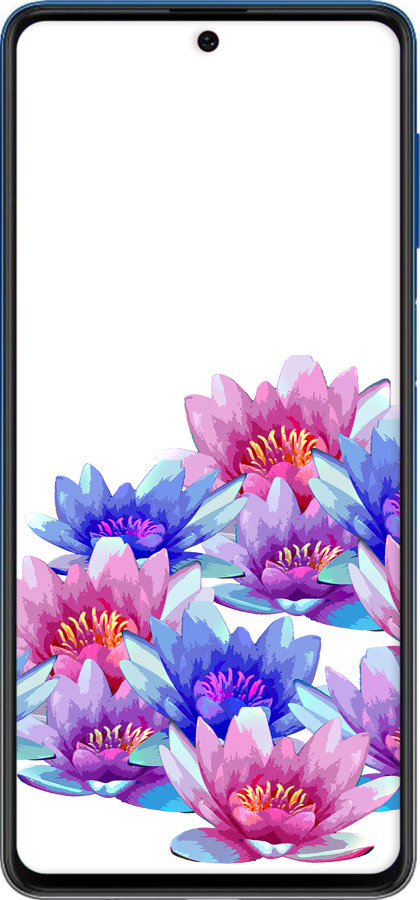 Силіконовий чехол Лотос для Samsung Galaxy M62 - 4862u-2263 изображение 