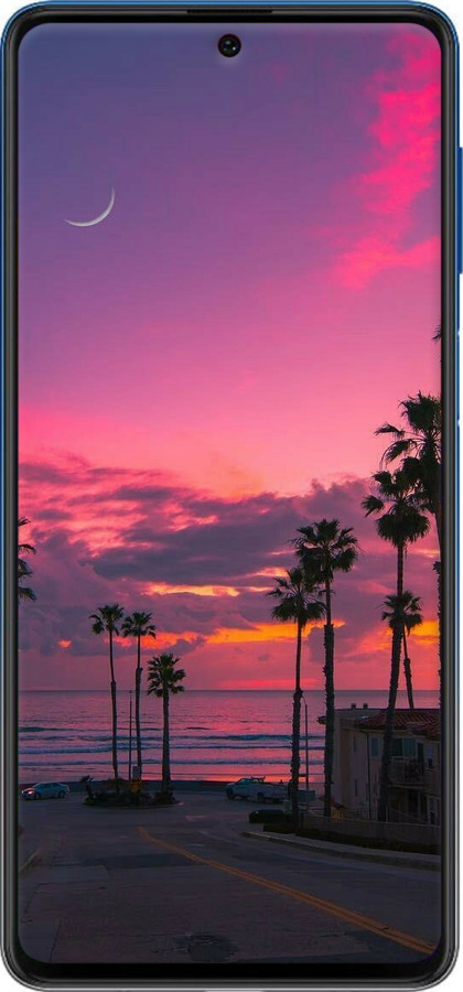 Силіконовий чехол Пальми для Samsung Galaxy M62 - 5873u-2263 изображение 