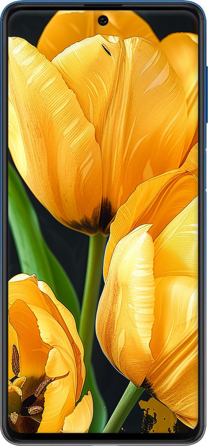 Силіконовий чехол Жовті тюльпани для Samsung Galaxy M62 - 5991u-2263 изображение 