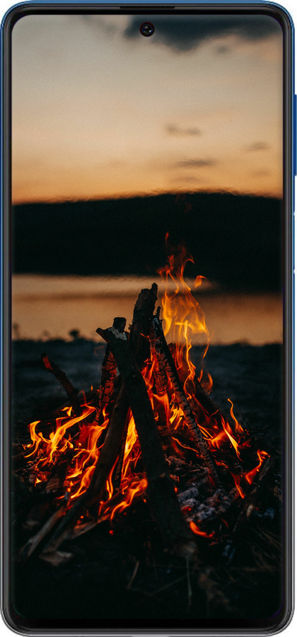 Силиконовый чехол Огонь для Samsung Galaxy M62 - 6021u-2263 изображение 