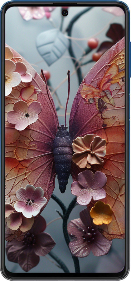 Силиконовый чехол Fairy Butterfly для Samsung Galaxy M62 - 6048u-2263 изображение 
