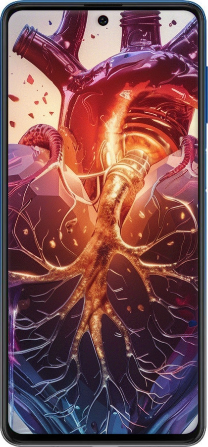 Силіконовий чехол Crystal Heart для Samsung Galaxy M62 - 6070u-2263 изображение 