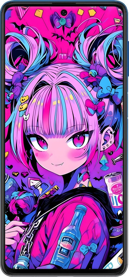 Силиконовый чехол Аниме милаха для Samsung Galaxy M62 - 6314u-2263 изображение 